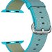 Curea iUni compatibila cu Apple Watch 1/2/3/4/5/6/7, 38mm, Nylon, Woven Strap, Electric Blue